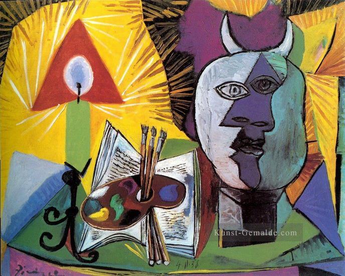 Bougie Palette Tete Minotaurus 1938 Kubismus Pablo Picasso Ölgemälde